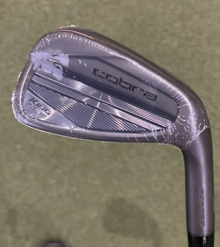 Cobra King Tour Black Irons 4-Pw (7 Clubs) With KBS Stiff Shafts R/H Brand New - Image 4 of 4