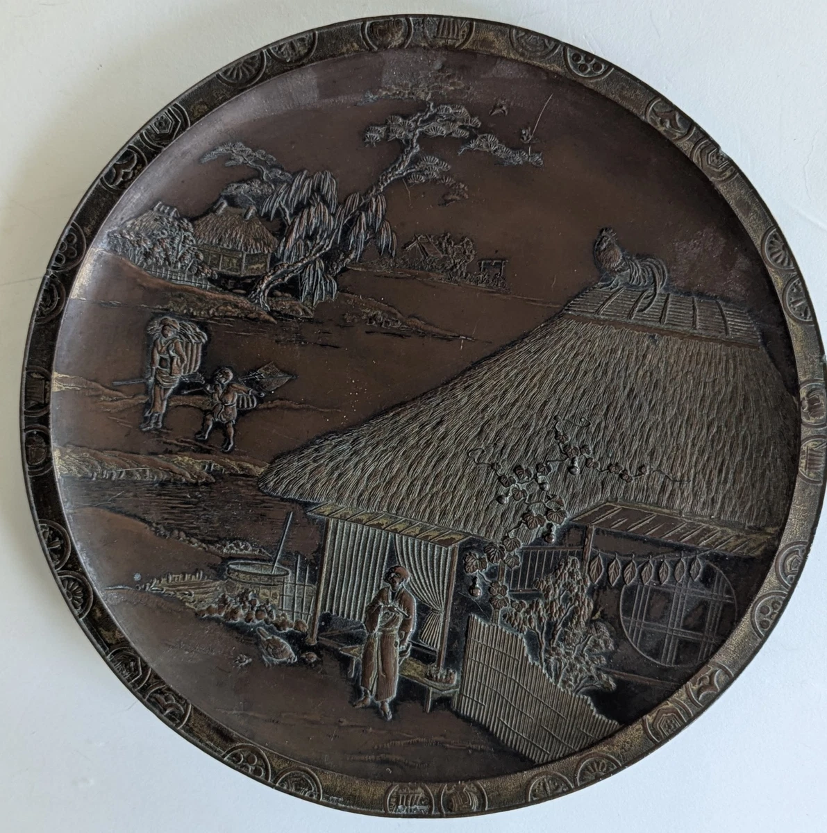 Bronze 1850-1899 Antique Japanese Plates for sale | eBay