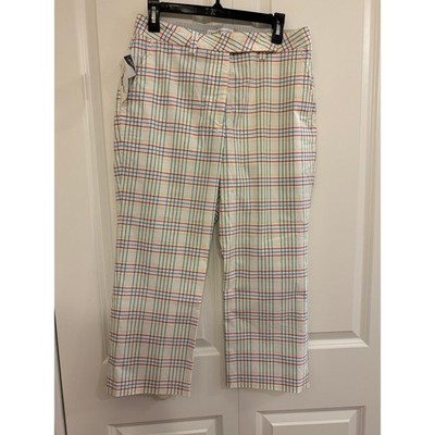 Tommy Hilfiger Golf Vintage NWT Plaid Capri Pants Women Size 8 - Vintage, Prep