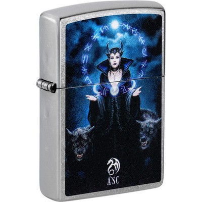 Zippo 47084, Anne Stokes-Gothic Woman Design, Street Chrome Lighter, NEW