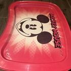 Vintage Disney Mickey Mouse Red Metal TV Tray Comic Style Face Decent Cond — photo 7