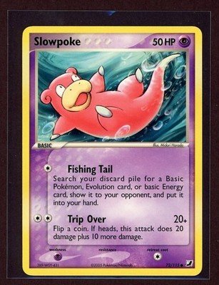 Slowpoke Non-Holo 2005 Pokemon Card 72/115 EX Unseen Forces Set NM/M