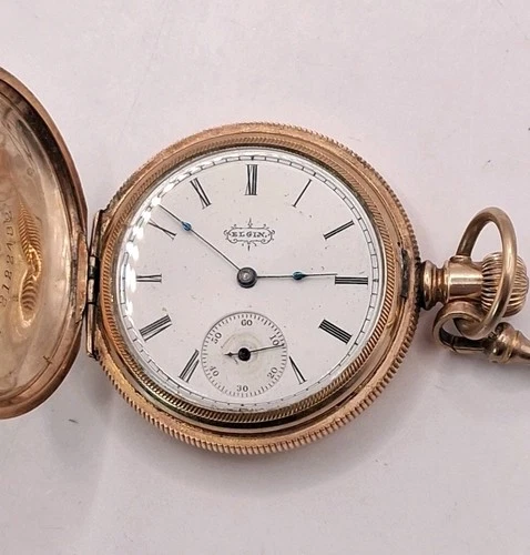 Antique 1920s Elgin Pocket Watch 17 Jewels Gold Filled USA 22453229