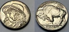 1937 HOBO NICKEL TOKEN COIN PRETTY COWGIRL PISTOL COLLECTION BUFFALO GIFT FREE