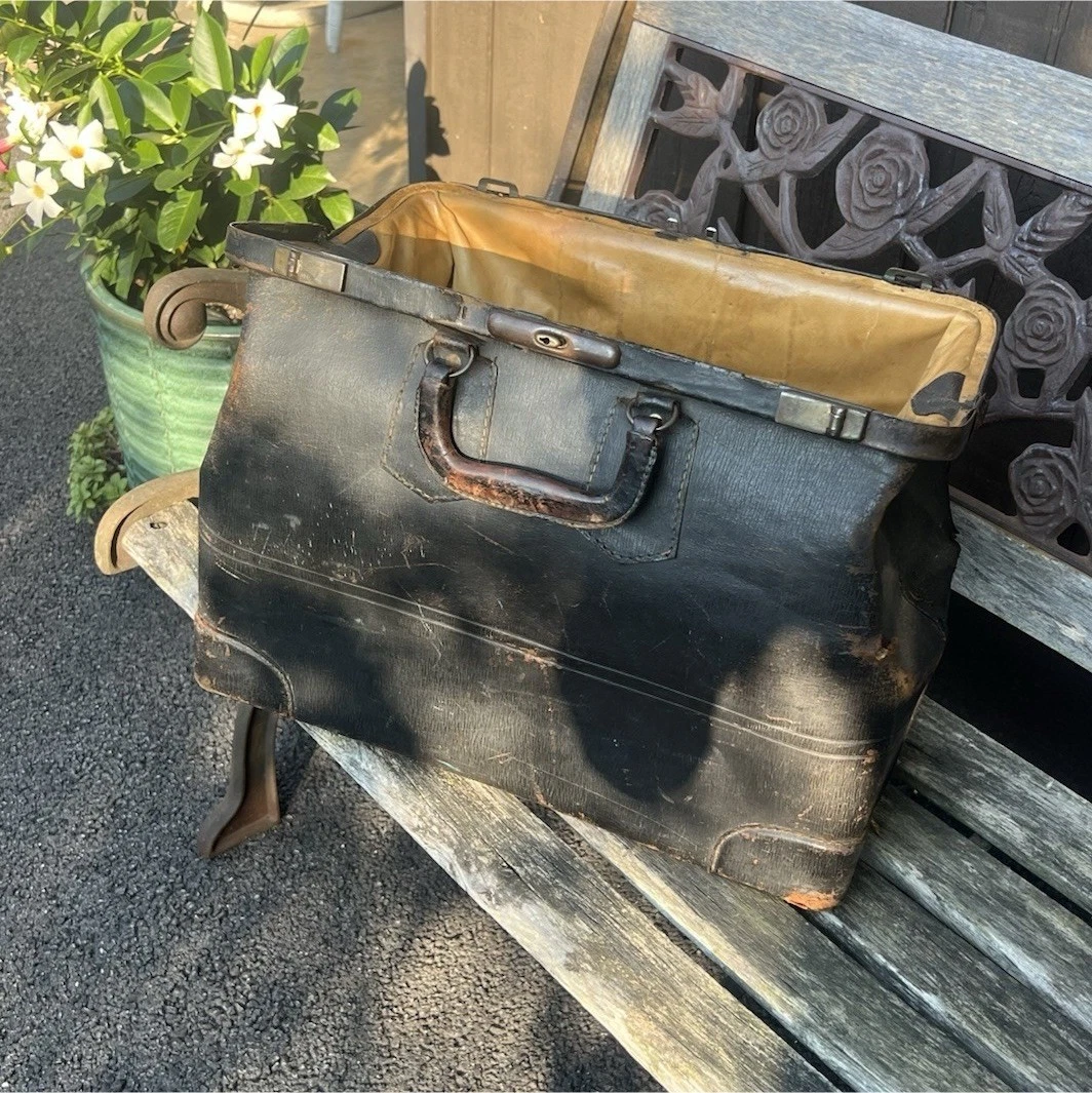 Leather Doctor Bag In Vintage Bags, Handbags & Cases for sale - eBay