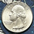 1964 D Gem BU Washington Quarter 90% Silver Free S&H Great Coin #29