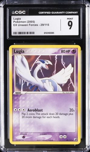 Lugia graded CGC 9 for sale on eBay