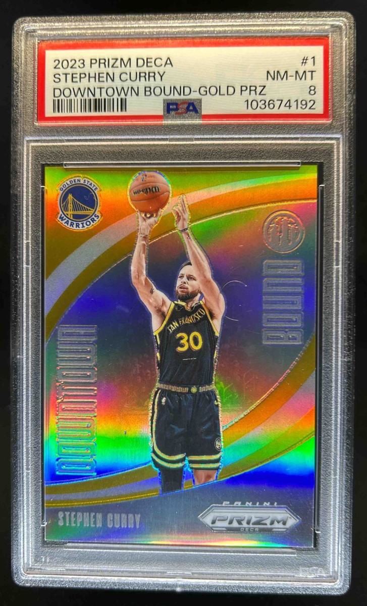 2023-24 Panini Prizm Deca Stephen Curry Downtown Bound Gold 2023-24 Panini Prizm Deca Stephen Curry Downtown Bound Gold