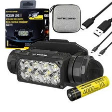 Nitecore HC65M UHE Headlamp Ultra High Triple Output Metal Tactical Rechargeable