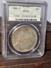 1904-O Morgan Silver Dollar - PCGS MS63 TONED BOTH SIDES