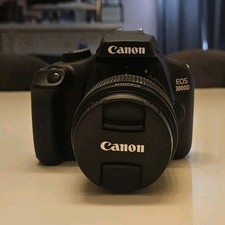 Canon EOS 3000D Digital SLR Camera Black Built-in Flash USB Connectivity