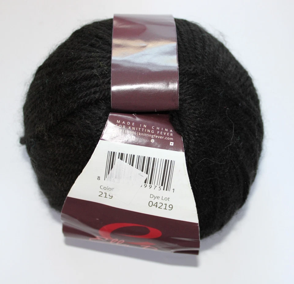 OFERTA Ella Rae Acogedora Suave Gruesa Col 219 Espacio Profundo Negro Lana Acrílica 3.52oz 131y Foto 3 de 4