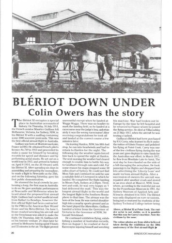 Windsock International V20 N6 French Breguet 14 RAF RE8 Australian Bleriot - Picture 7 of 9