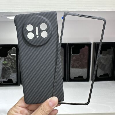 2in1 Real Aramid Carbon Fiber Back Case Fr Huawei Mate X3 Ultra Thin Armor Cover