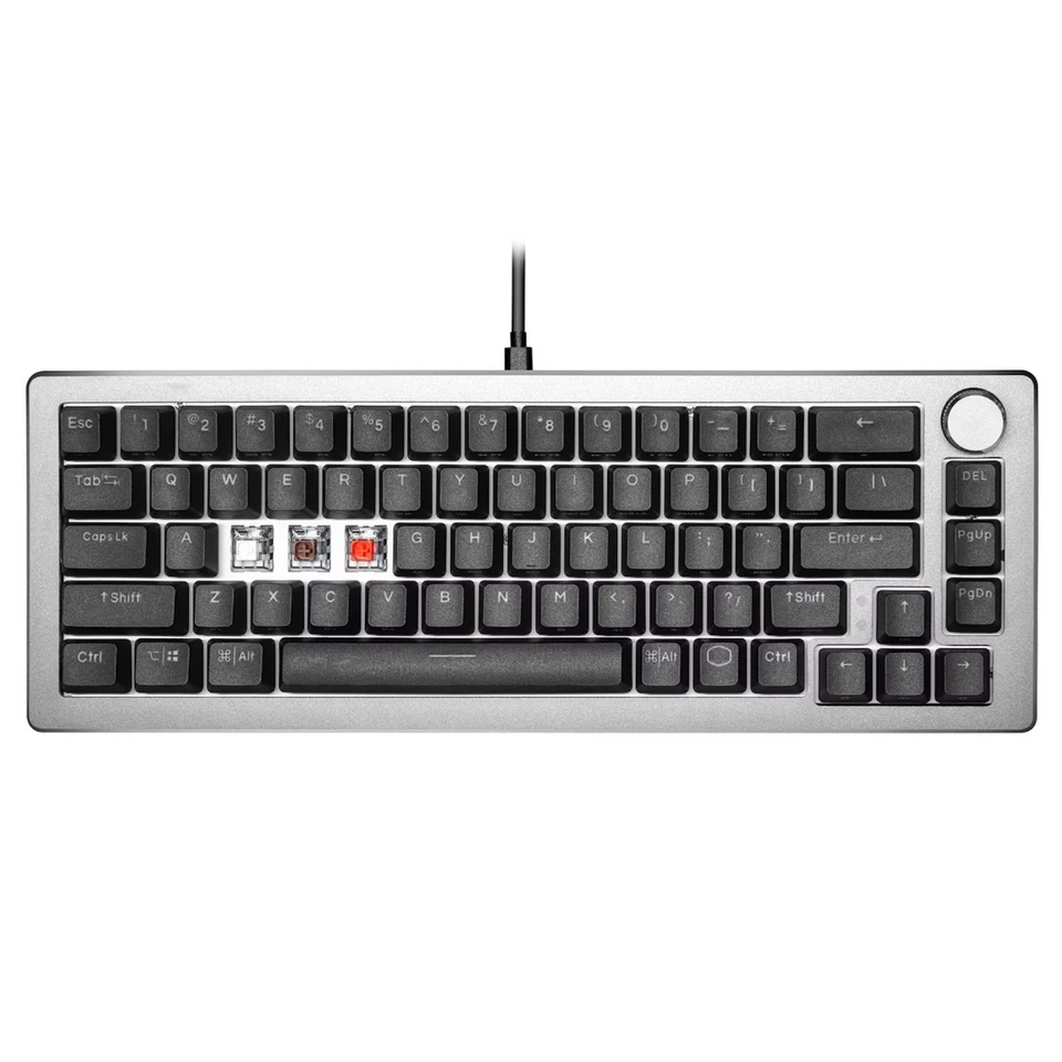 Cooler Master CK720 65% Mechanical Keyboard White Switches Space Grey - Image 2 of 4
