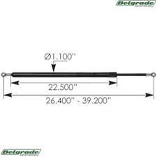 A99466 Hood Strut Freightliner P4 A17-20496-001 A17-21073-001 2631720000N