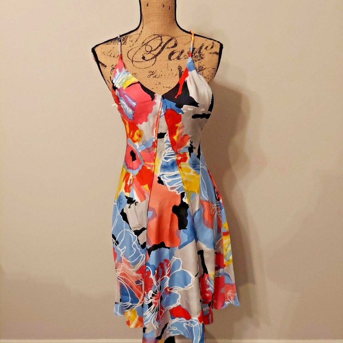 armani exchange silk dress Womens sz4 100% silk Armani Exchange dress