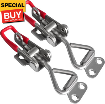 Toggle Latch Clamp 4003 with Lock Hole, 304 Stainless Steel Adjustable Heavy Dut