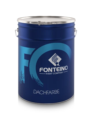 FONTEINO Dachfarbe Dachbeschichtung Dachlack Sockelfarbe Lack Dach Ziegel Farbe 0,75-20L
