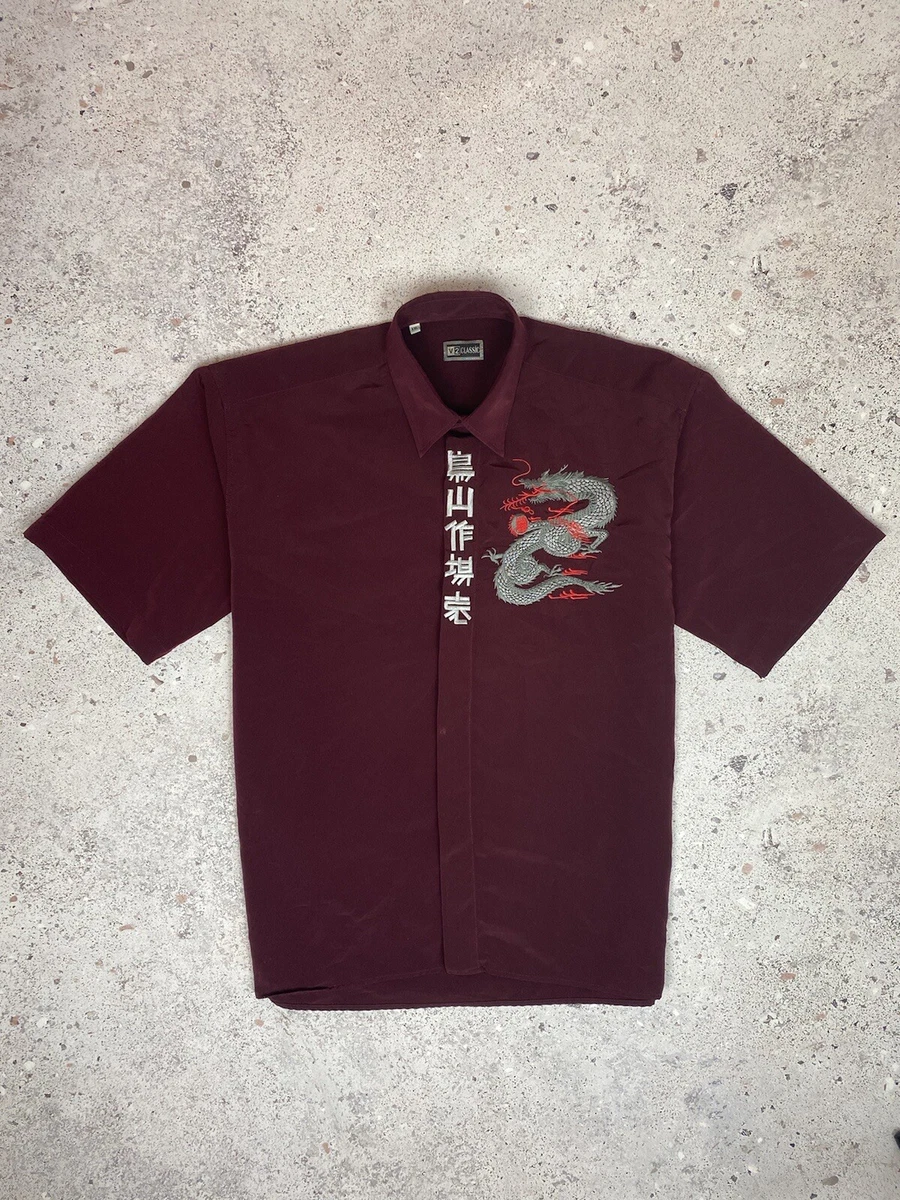 Versace Classic V2 Dragon Vintage Silk Shirt