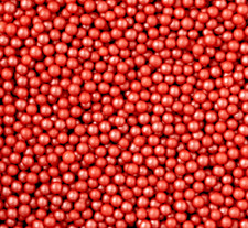 Red Edible Glimmer Pearls 3mm Cake Decorating Sprinkles