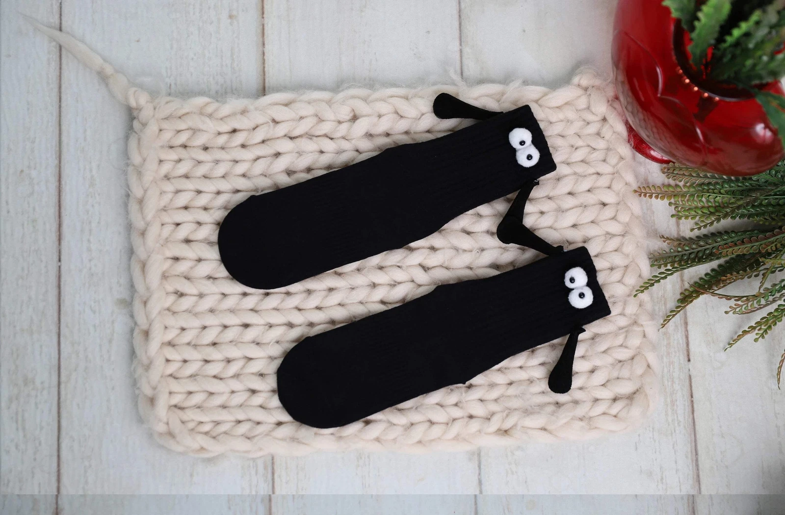 Magnetic Hand-Holding Socks