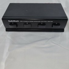 Radioshack High Power Stereo Speaker Control Center 4-Way Switch 40-244