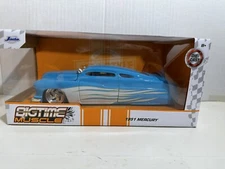 JADA BIGTIME MUSCLE BTM  1951 MERCURY BLUE 1:24 DIECAST MODEL CAR   #173