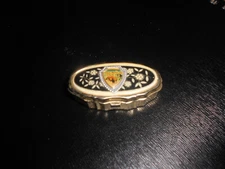 Vintage Ladies Cigarette Holder Ashtray Old Jewelry Metal Tin Yellowstone Park