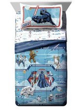 Star Wars "Empire Strikes Back" Kids Reversible Bed Set-AB084SKZM3J2