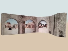 Mos Eisely Spaceport Speeders Custom Backdrop Tatooine Star Wars Hasbro Kenner