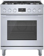 BOSCH 800 Series 30" W 5-Burner Industrial Style Gas Range / Stove HGS8055UC NEW