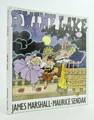 SWINE LAKE James Marshall & Maurice Sendak 1999 First Edition Signed HBDJ Fine