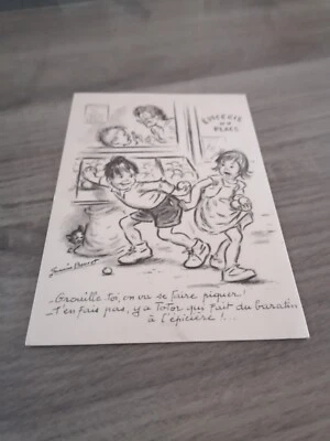 CPA GERMAINE BOURET (publicitaire illustrateur no poulbot Germaine Bourret) - Photo 1/2