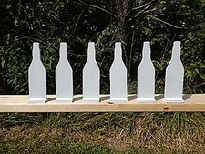 Pop Soda Bottle Targets - set of six 3/8" Thick AR500 - Free Shipping NRA SASS 
