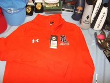 UNDER ARMOUR HEATGEAR - 1/4 ZIP PULLOVER - S - MID LAYER - GREAT COLOR & LOGO