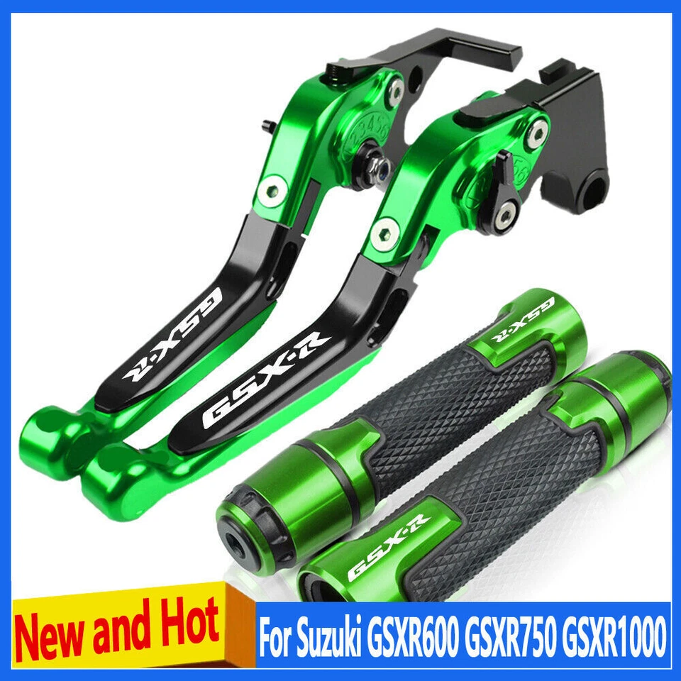 For Suzuki GSXR600 GSXR750 GSXR1000 Hand Grips Handlebar Brake Multiple colors Foto 3 de 4