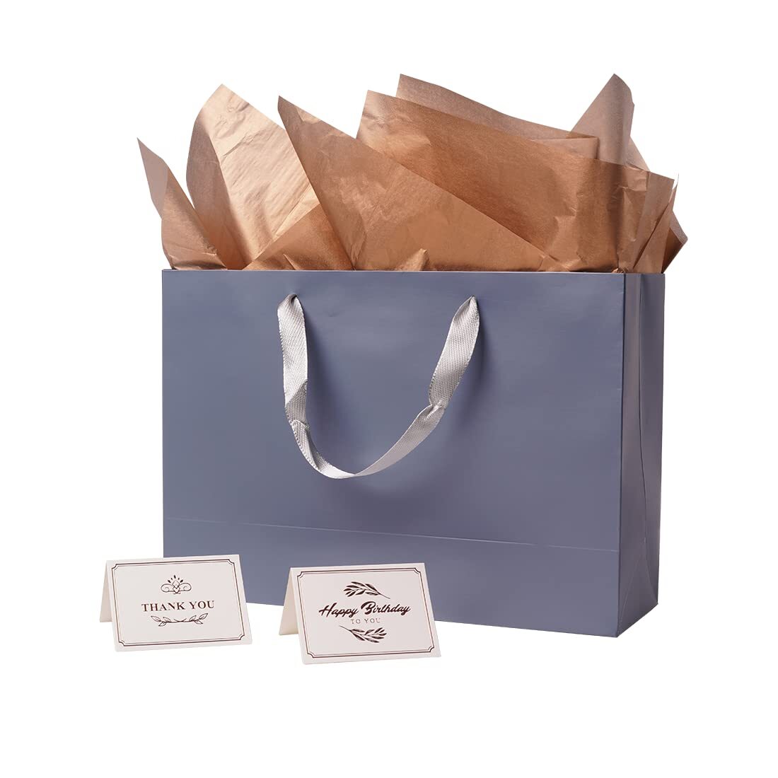 Medium Gift Bag With Tissue Paper - 9.8 Inch Premium Red Foil Boutique Bag With Handle - View #10
