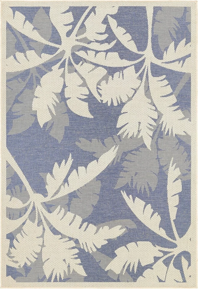 Couristan Monaco Coastal Flora Indoor/Outdoor Machine Made Area Rug, 2' x 3'7", - Image 3 of 4