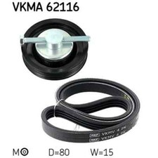 SKF Keilrippenriemensatz VKMA 62116