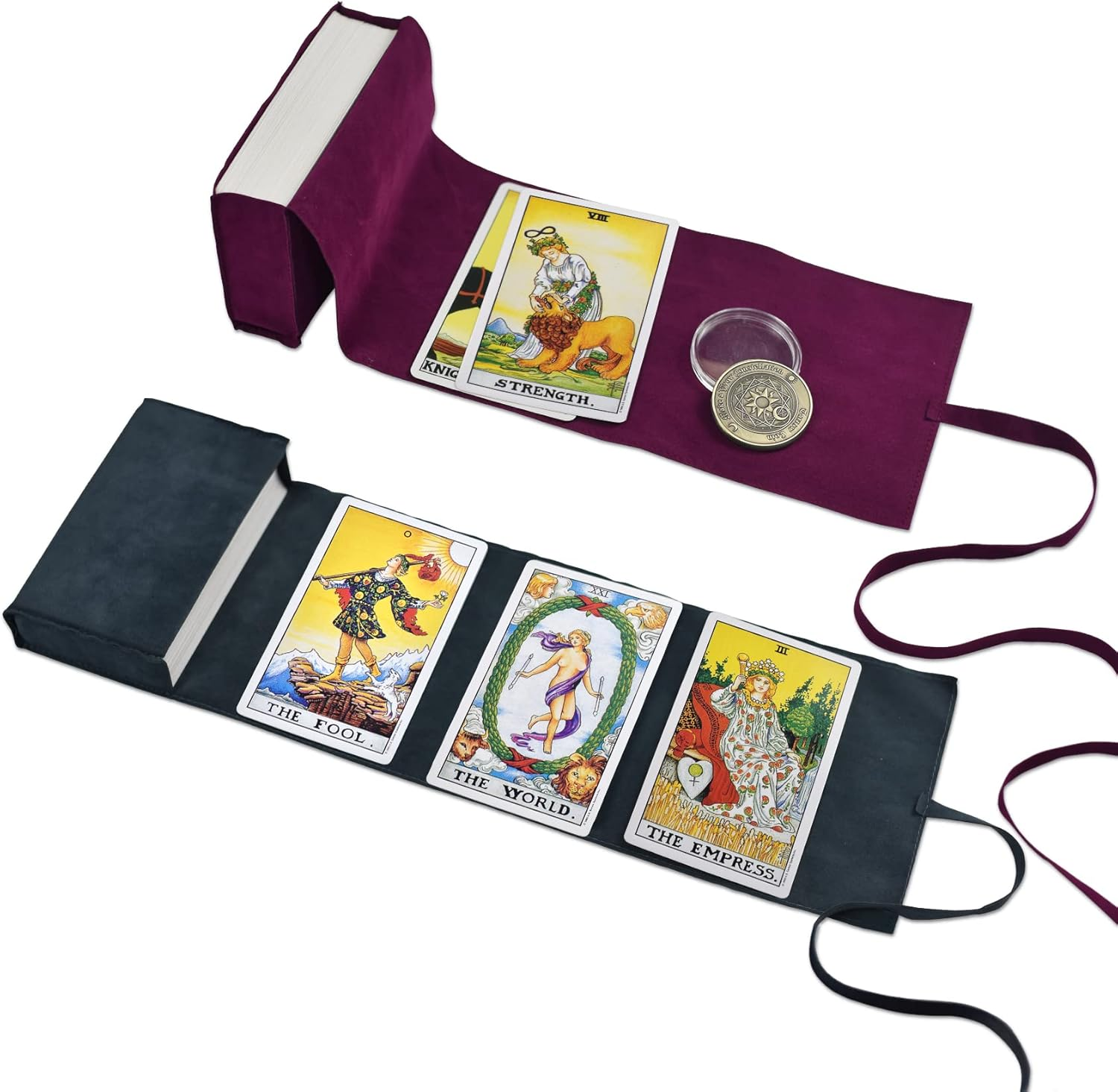 3Pcs Velvet Tarot Bags Set for Cards & Pouches Storage Protection
