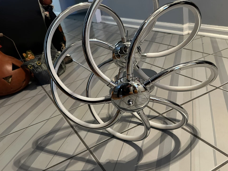 Posibilidad Lámpara Colgante LED Cromo Euro Galaxy Contemporánea Moderna Foto 4 de 4