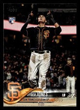 Ryder Jones 2018 Topps Update #US57 San Francisco Giants ROOKIE BUY10GET5FREE