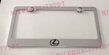 Lexus F Sport Stainless Steel Chrome Finished License Plate Frame Rust Free Lexus F Sport Stainless Steel Chrome Finished License Plate Frame Rust Free