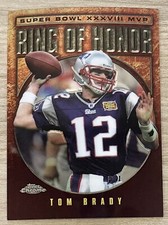 2004 Topps Chrome Tom Brady Ring Of Honor SB XXXVIII MVP #RH-38 Patriots (#1)