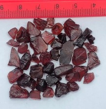 80 Carat Natural Faceted Quality Rough￼ Garnet Lot From Africa Loose Gemstone