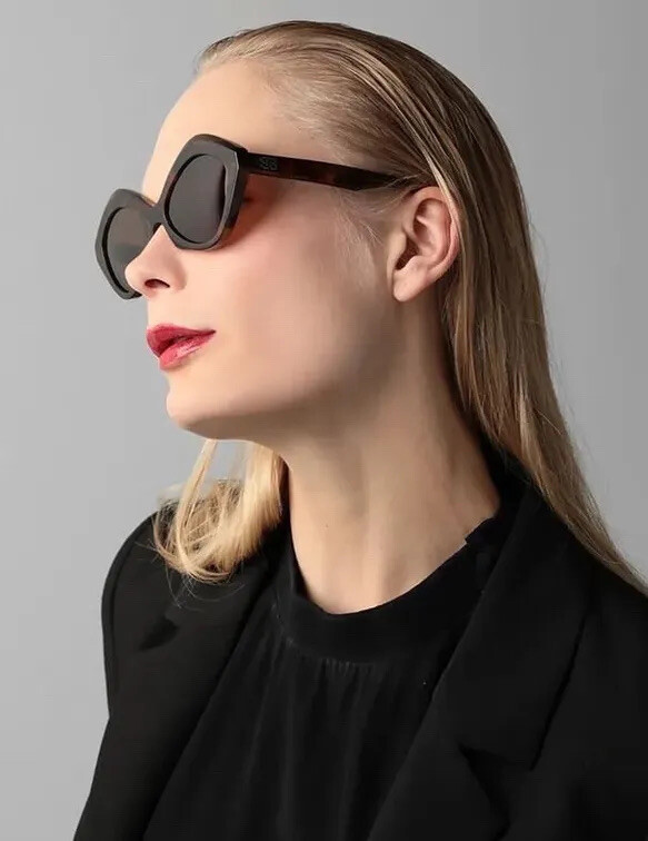 NEW BALENCIAGA SUNGLASSES BB0125S 006 HAVANA SUNGLASSES  display picture 1