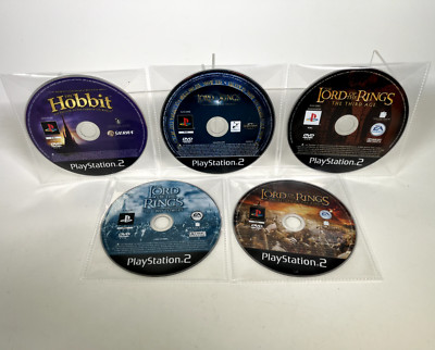 The Lord of The Rings Disc Only Bundle 5x Games Hobbit Towers Third Age Fellow