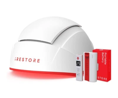 iRestore Professional 282 Laser Hair Growth System + Battery Pack (NUOVO)
