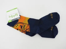 NEW! Sock Guy Oregon Trail Gravel Cycling Socks One Size Fits Most Blue/Orange